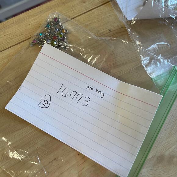 Chico's earrings chandelier dangle pierced silver tone burnished multi colored - Picture 9 of 9